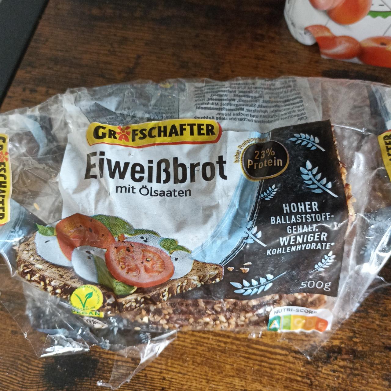 Фото - темный хлеб ржаной протеиновый Eiweißbrot lidl Grafschafter