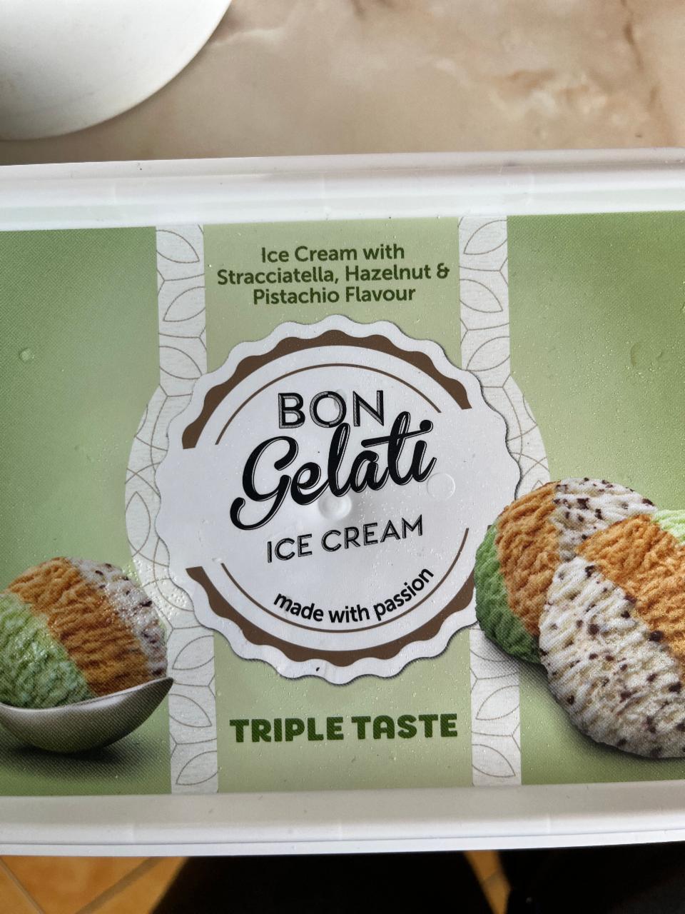 Фото - Мороженое Bon Gelati Triple Taste 