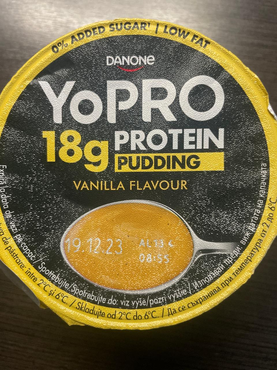 Фото - Десерт протеиновый ванильный HiPro Protein Vanilla Danone