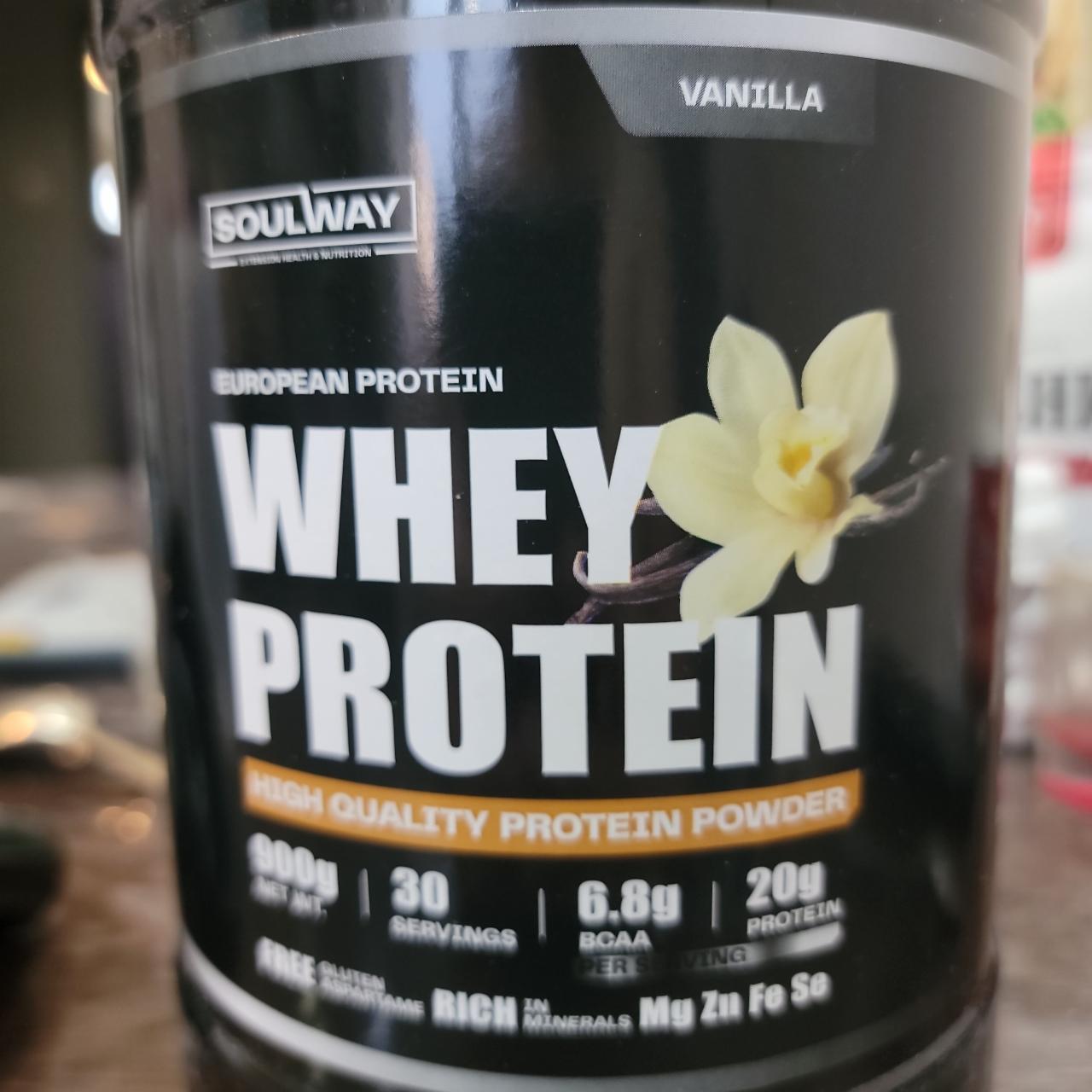 Фото - Whey Protein Vanilla European Protein Soulway