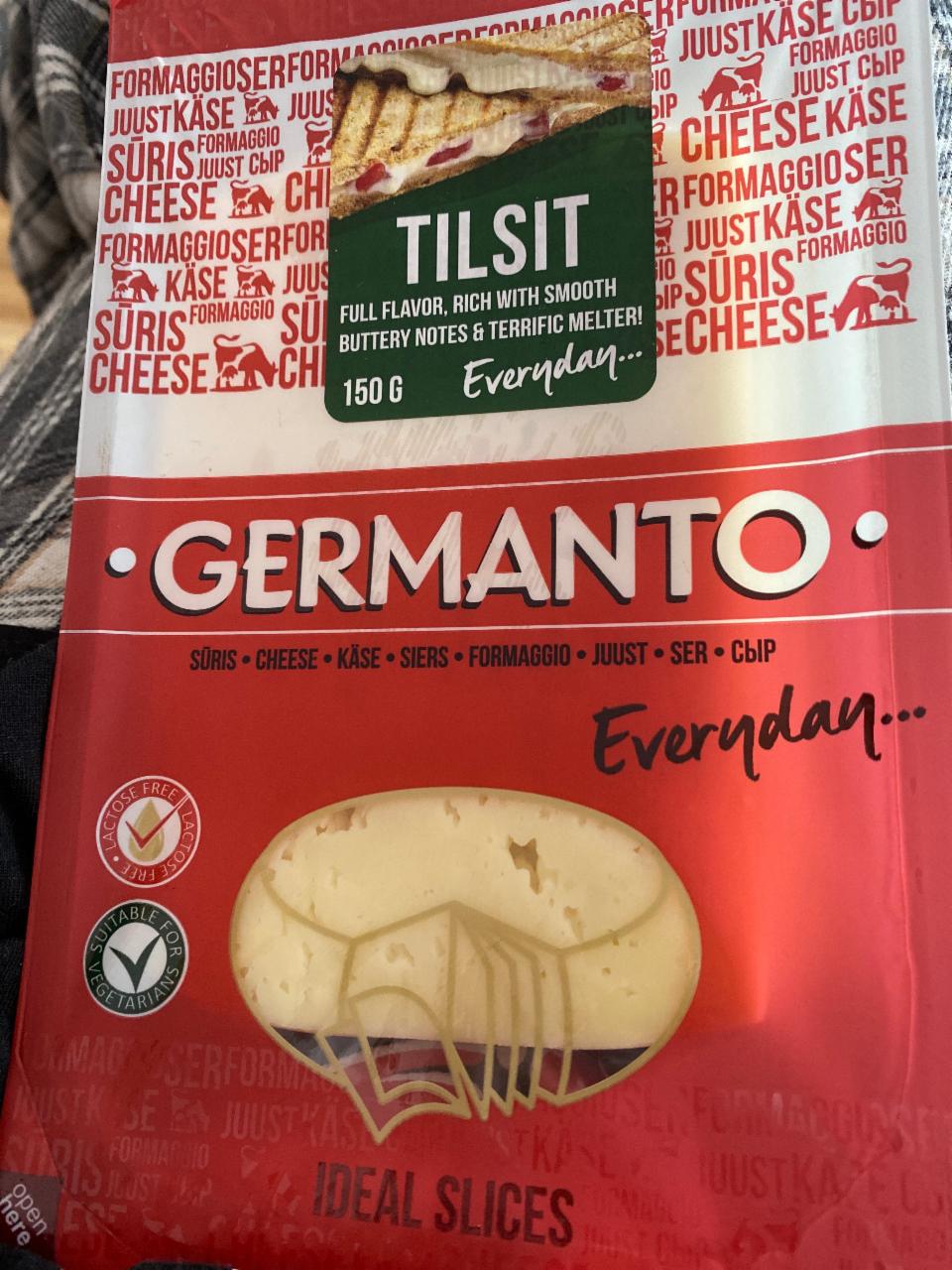 Фото - сыр нарезанный тильзитер Germanto