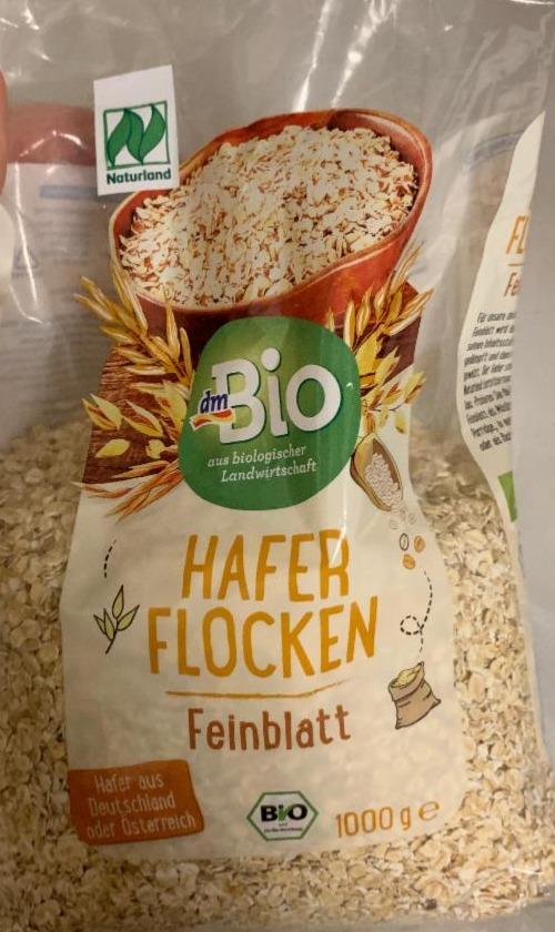 Фото - Bio Hafer flocken feinblatt (vločky ovesné jemné) dmBio