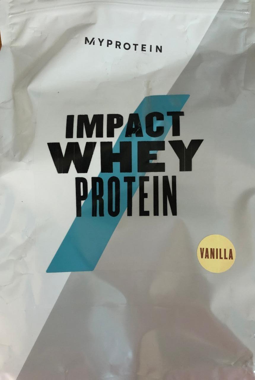 Фото - Impact Whey Protein Vanilla Myprotein