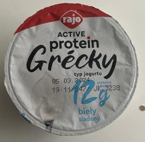 Фото - Active protein Grecky biely Rajo