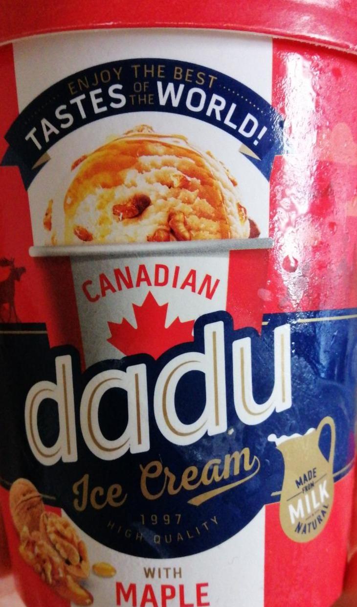 Фото - Мороженое сливочное Canadian Dadu