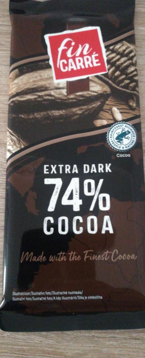 Фото - Finest dark chocolate 74% cocoa Fin Carré