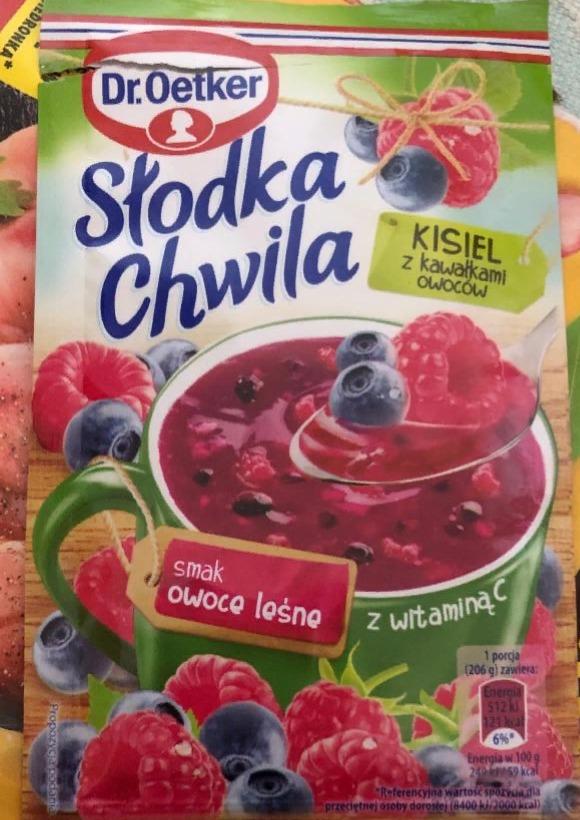 Фото - Słodka Chwila Forest Fruits Flavoured Jelly with Pieces of Fruits Dr. Oetker