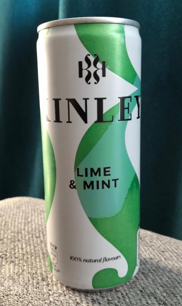 Фото - Напиток сильногазированный со вкусом лайм-мята Lime & Mint Carbonated Drink Kinley