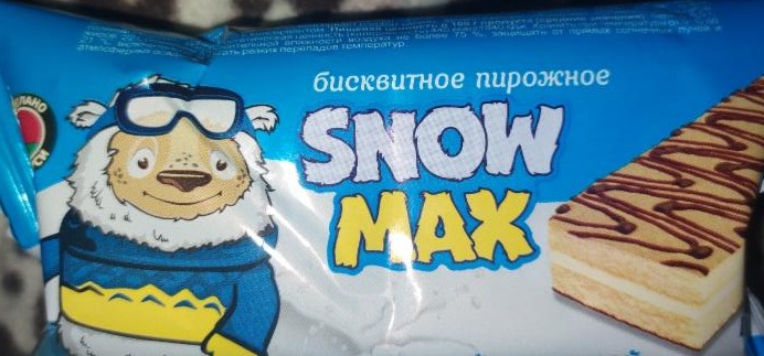 Фото - бисквитное пирожное Snow max