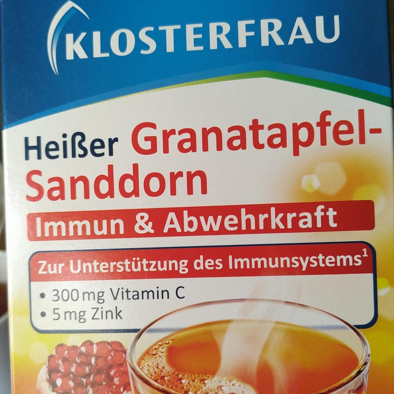 Фото - Immun&Abwehrkraft Tee Heißer Granatapfel-Sanddorn Klosterfrau