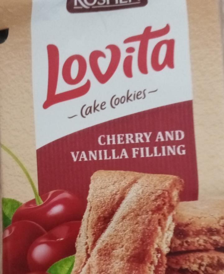 Фото - Печенье сдобное с вишнево-ванильной начинкой Lovita Cake Cookies Roshen