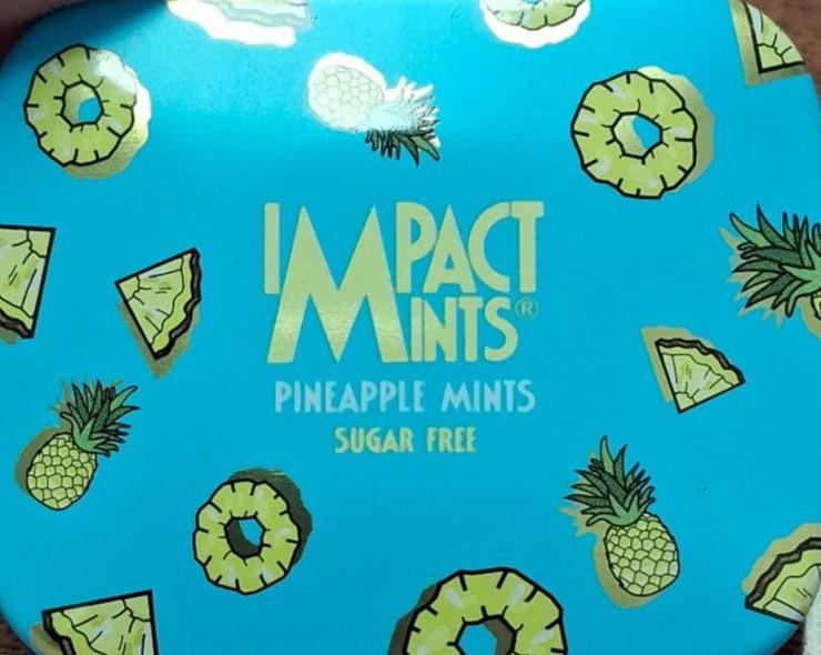 Фото - Драже ананас fruity Impact Mints