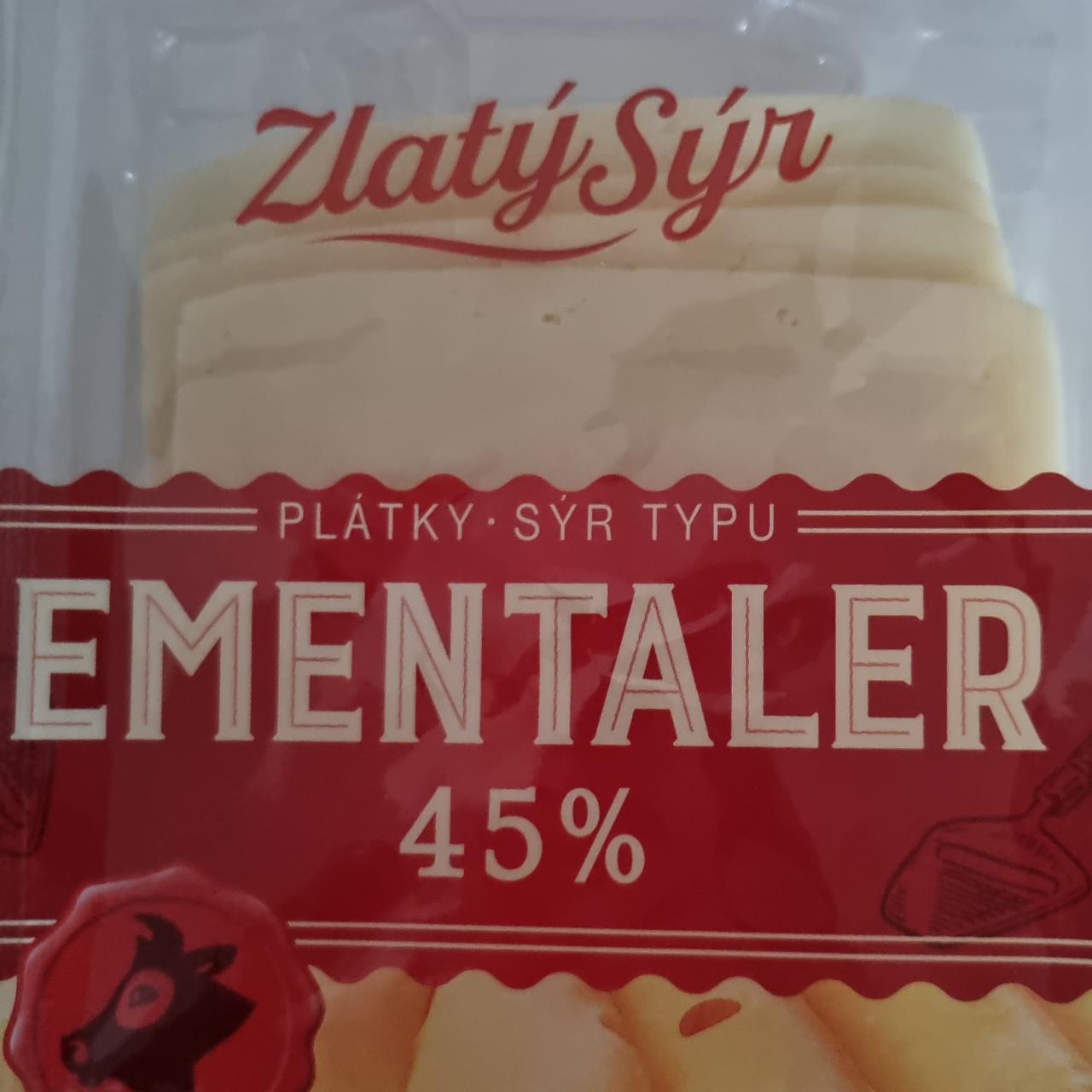 Фото - сыр эмменталер45% Zlatý sýr