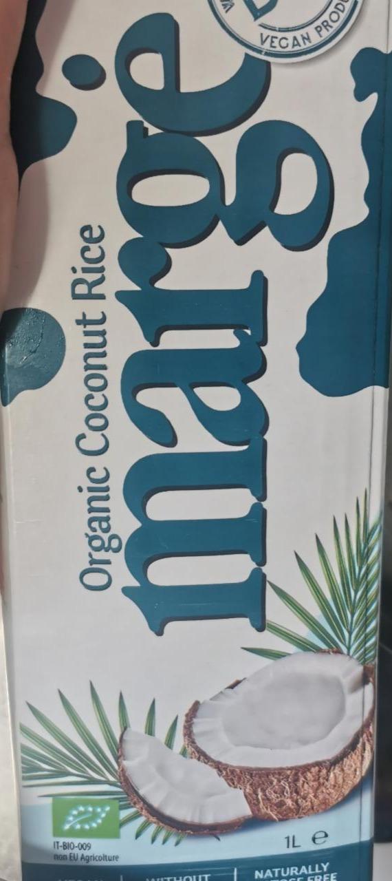 Фото - Coconut rice кокосовое молоко с рисом Marge Orhanic