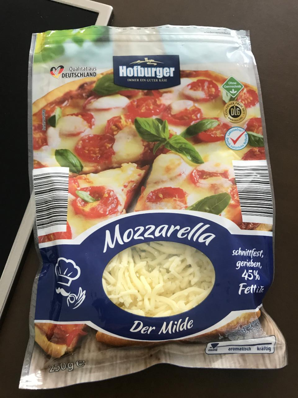 Фото - Сыр моцарелла Mozzarella gerieben Der Milde Hofburger