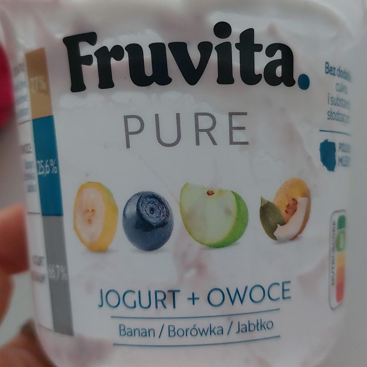 Фото - Pure Jogurt+Owoce banan borówka jabłko FruVita