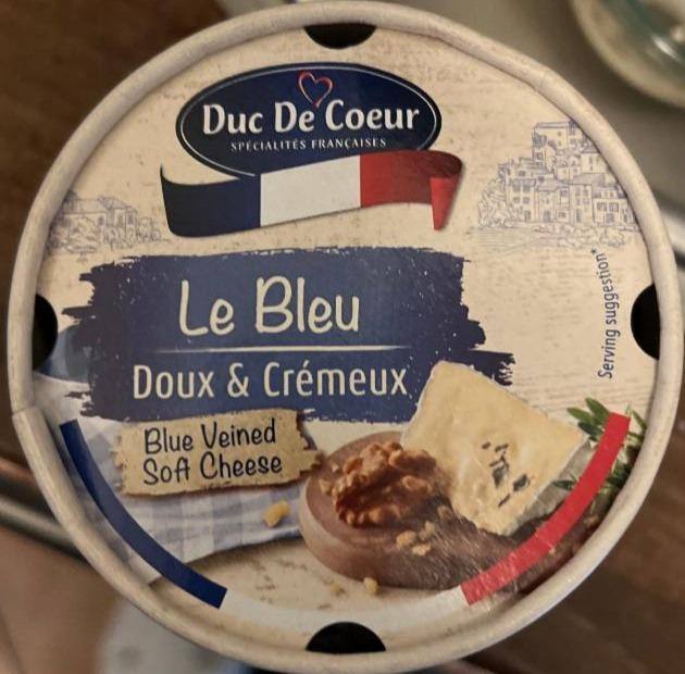 Фото - Сыр с плесенью Le Bleu doux&cremeux Duc De Coeur