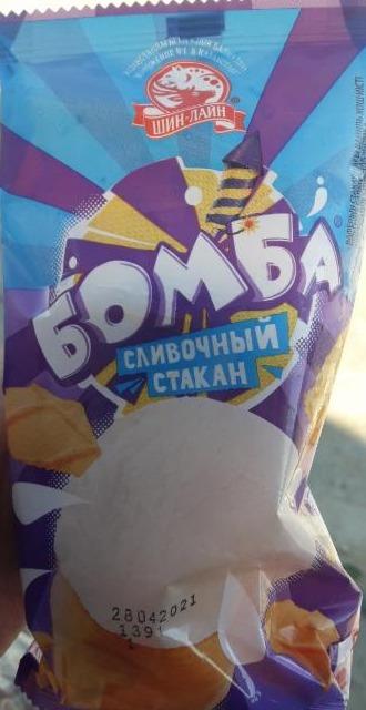 Фото - мороженое сливочный стакан Бомба Шин лайн