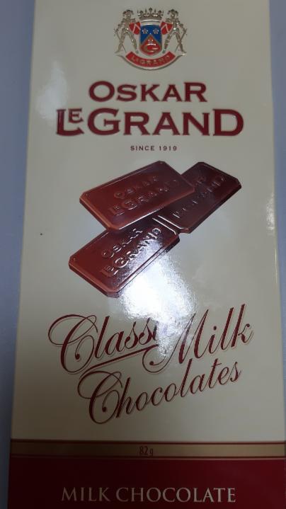 Фото - молочный шоколад Oskar Le Grand