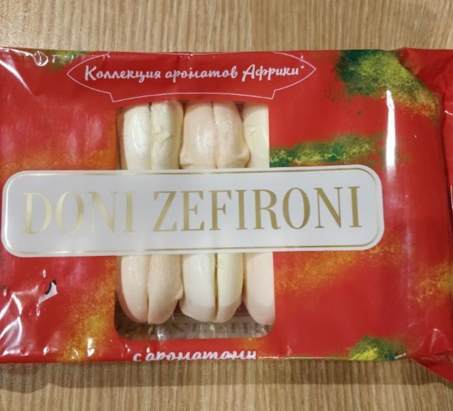 Фото - Зефир с ароматами 'Банан и мандарин' Doni Zefironi