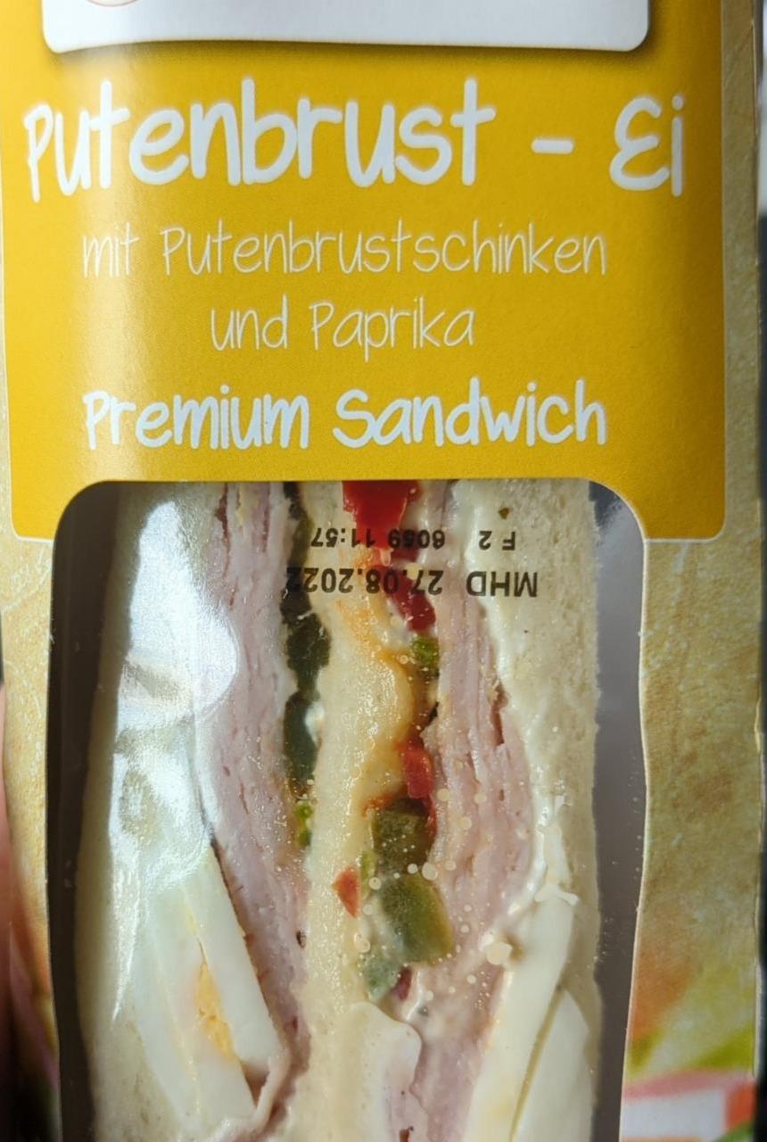 Фото - Pute-Ei Sandwich mit Putenbrustschinken und Paprika Ja!