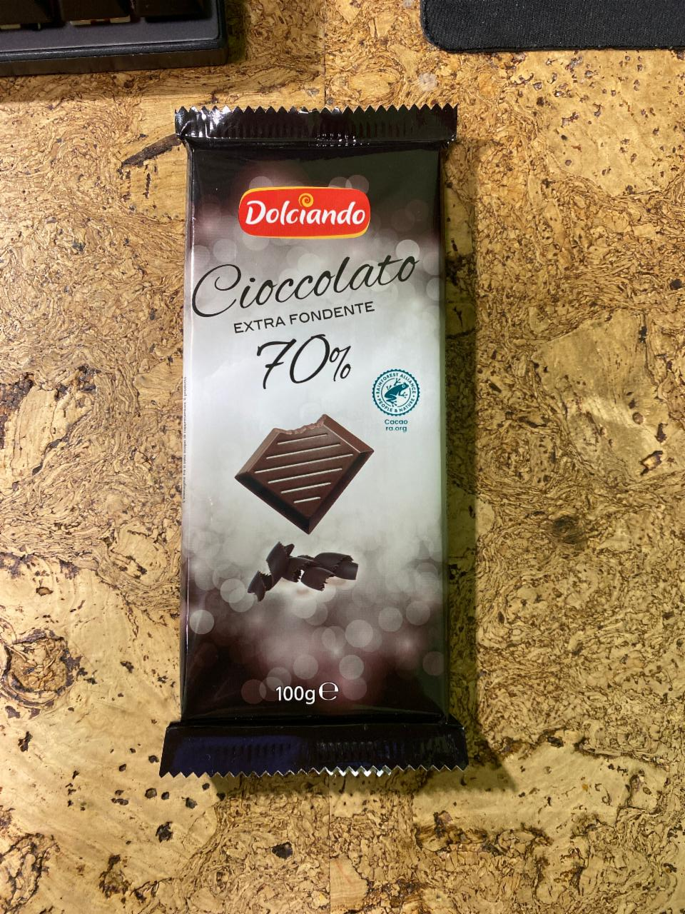 Фото - Шоколад черный 70% Cioccolato Dolciando