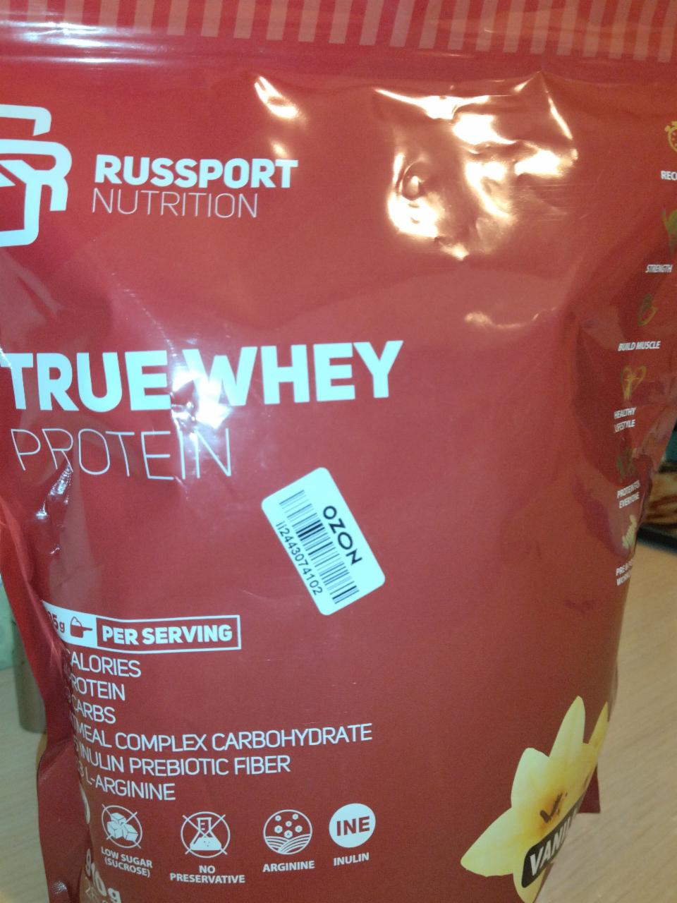 Фото - Протеин сывороточный True Whey protein Russport Nutrition 