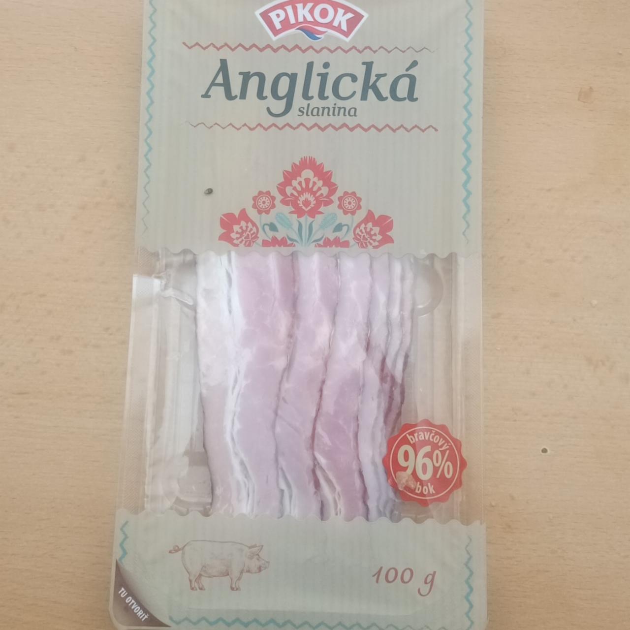 Фото - Anglická slanina 95% vepřový bok Pikok