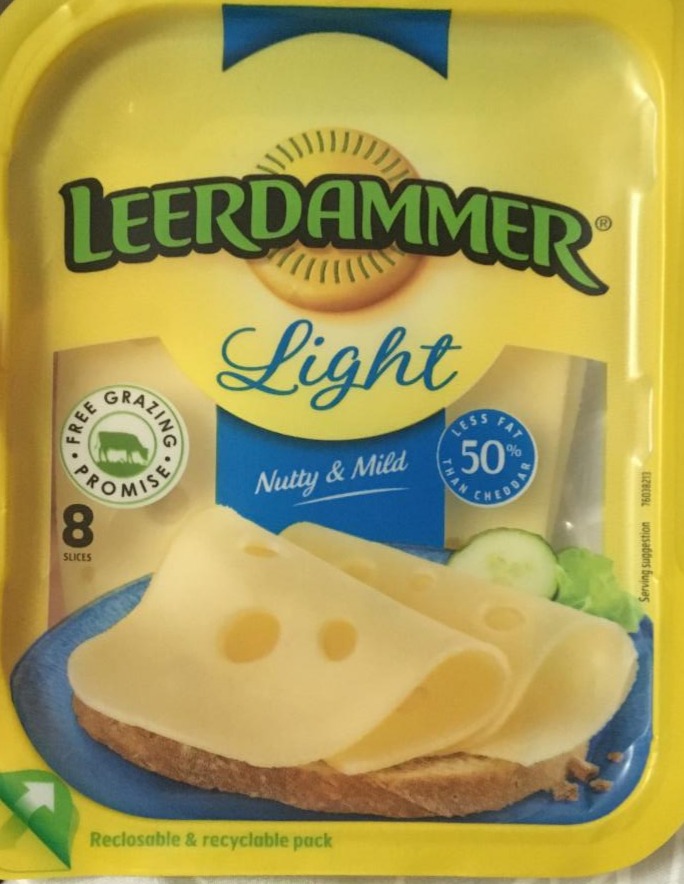 Фото - Сыр твердый 30% Lightlife Leerdammer