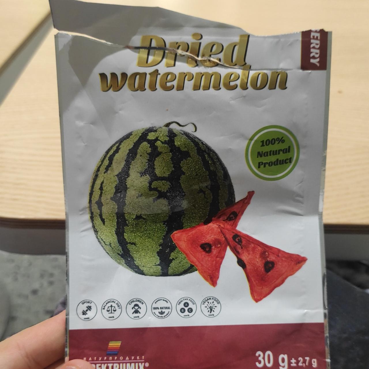 Фото - сушеный арбуз dried watermelon Spektrumix