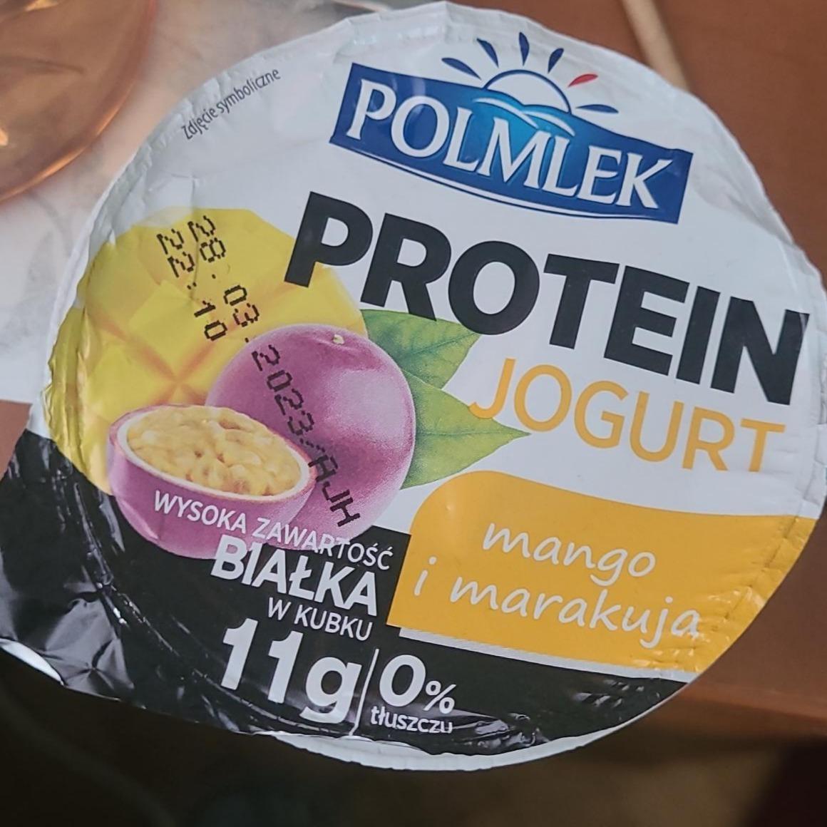Фото - протеиновый йогурт манго и маракуйя Polmlek