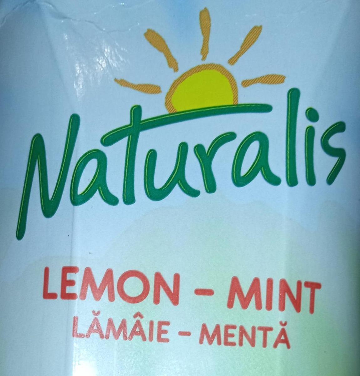 Фото - Напиток сокосодержащий негазированный Lemon-mint Naturalis