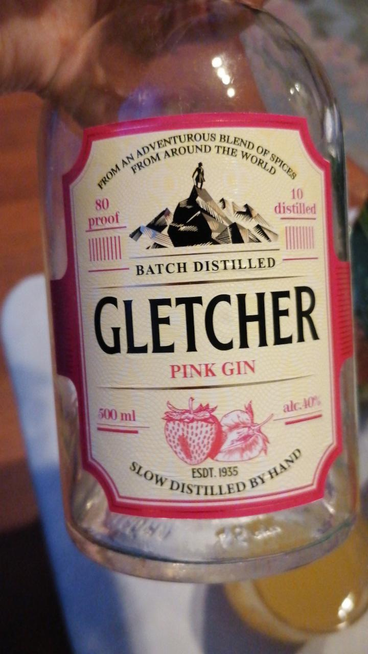 Фото - розовый джин клубничный Gletcher