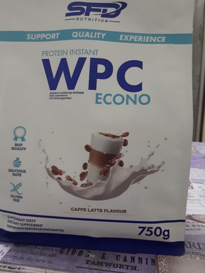 Фото - protein instant WPC econo caffeine latte flavour SFD
