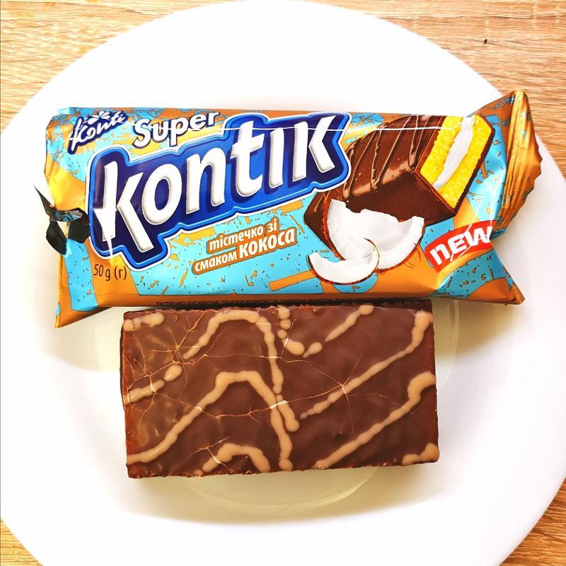 Фото - пирожное бисквитное со вкусом кокоса Super-Kontik Konti