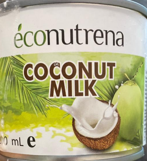 Фото - Растительный напиток Кокосовое Молоко 17% Econutrena