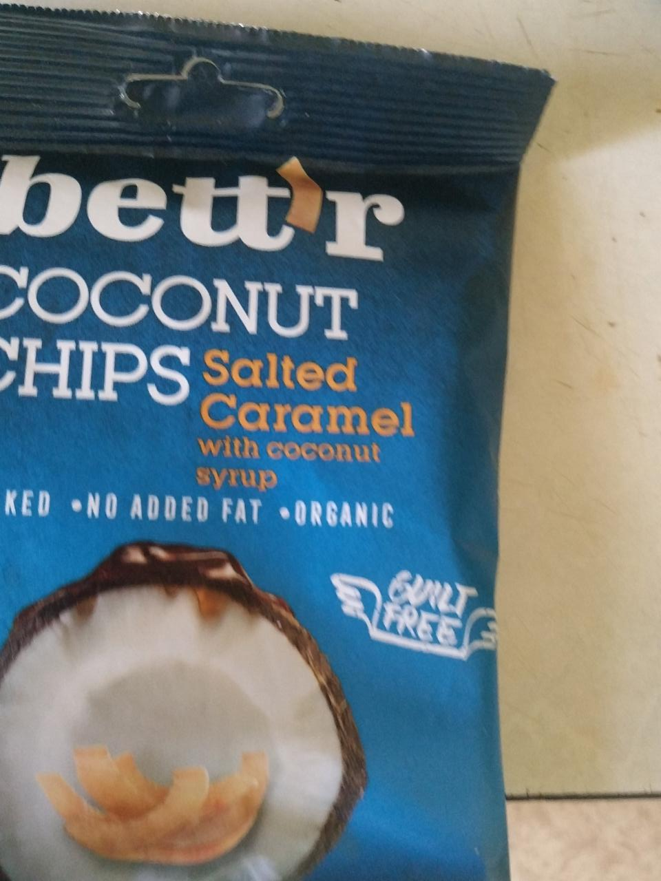 Фото - кокосовые чипсы с солёной карамелью и кокосовым нектаром Bett`r