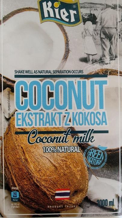 Фото - coconut milk Kier