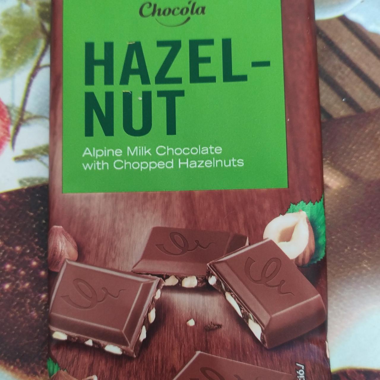 Фото - Шоколад молочный с фундуком Hazelnut Chocola