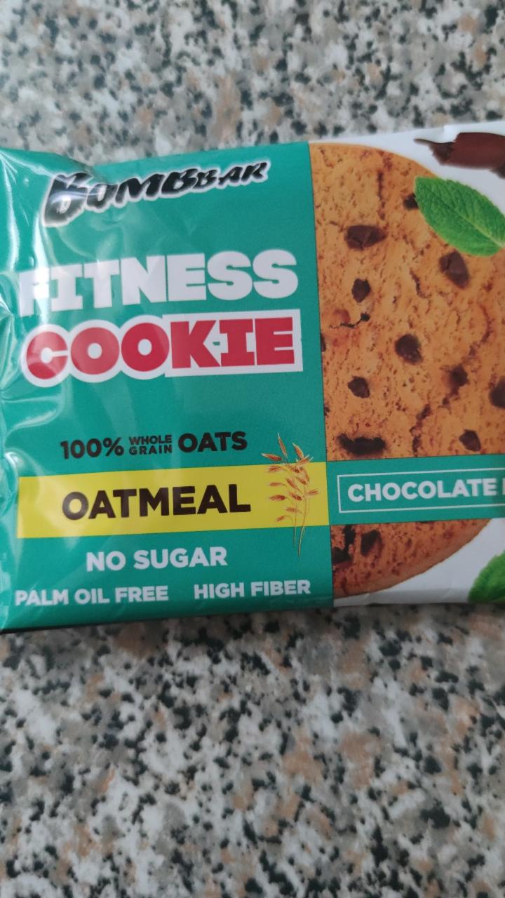 Фото - Печенье овсяное Fitness cookie chocolate mint Bombbar
