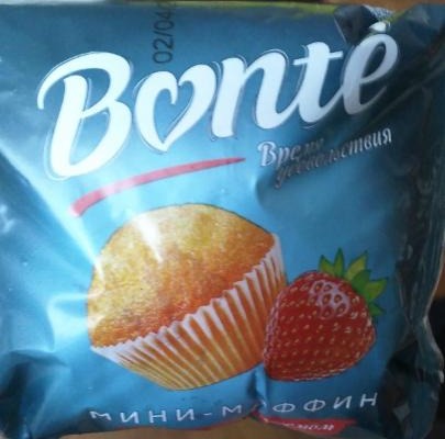 Фото - мини маффин с клубникой Bonte Русский бисквит
