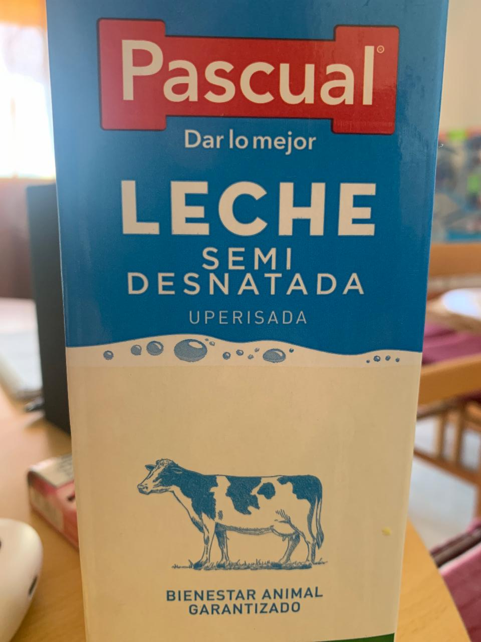 Фото - молоко полуобезжиренное Pascual