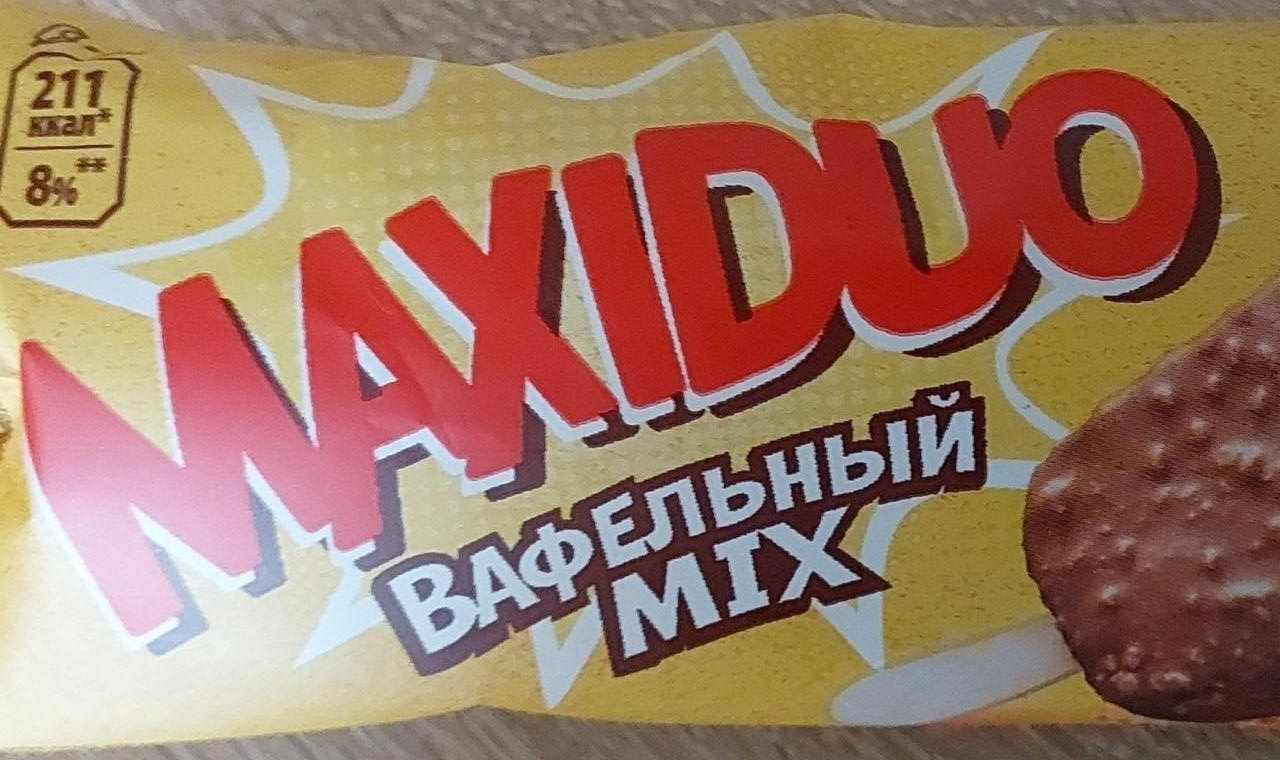 Фото - Мороженое вафельный mix Maxiduo