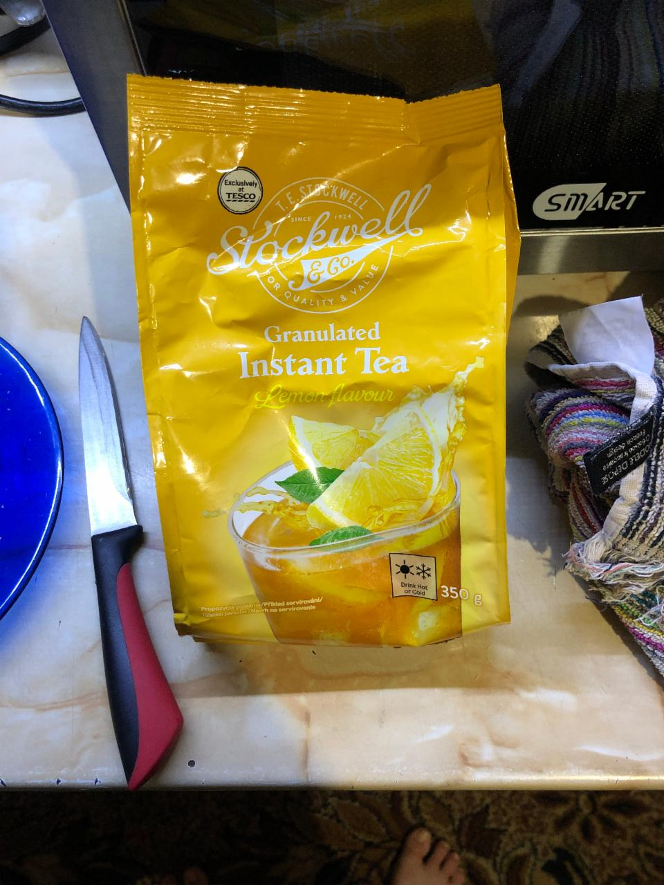 Фото - гранулированный растворимый чай со вкусом лимона Stockwell & Co.