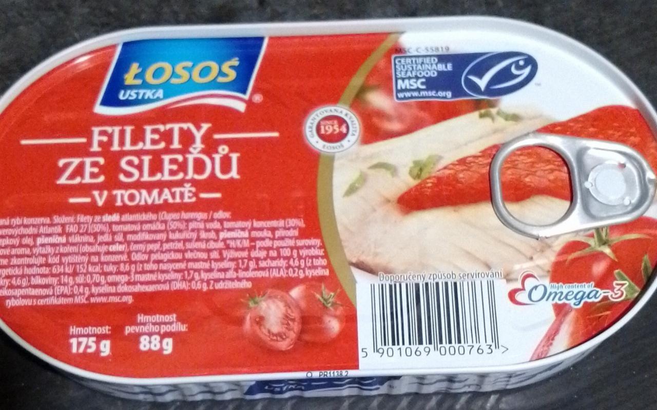 Фото - Филе сельди с лососем в томатном соусе Ustka Losos