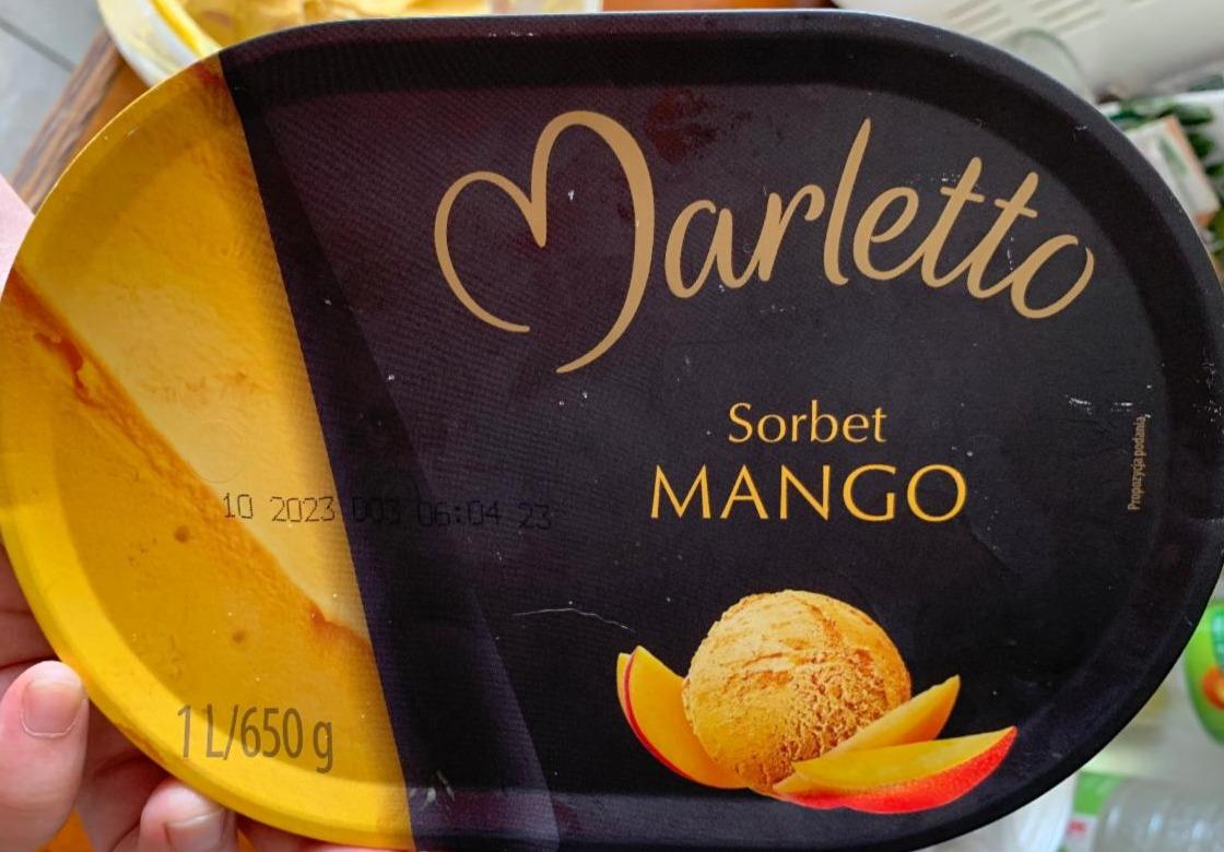 Фото - Мороженое Sorbet Mango Marletto