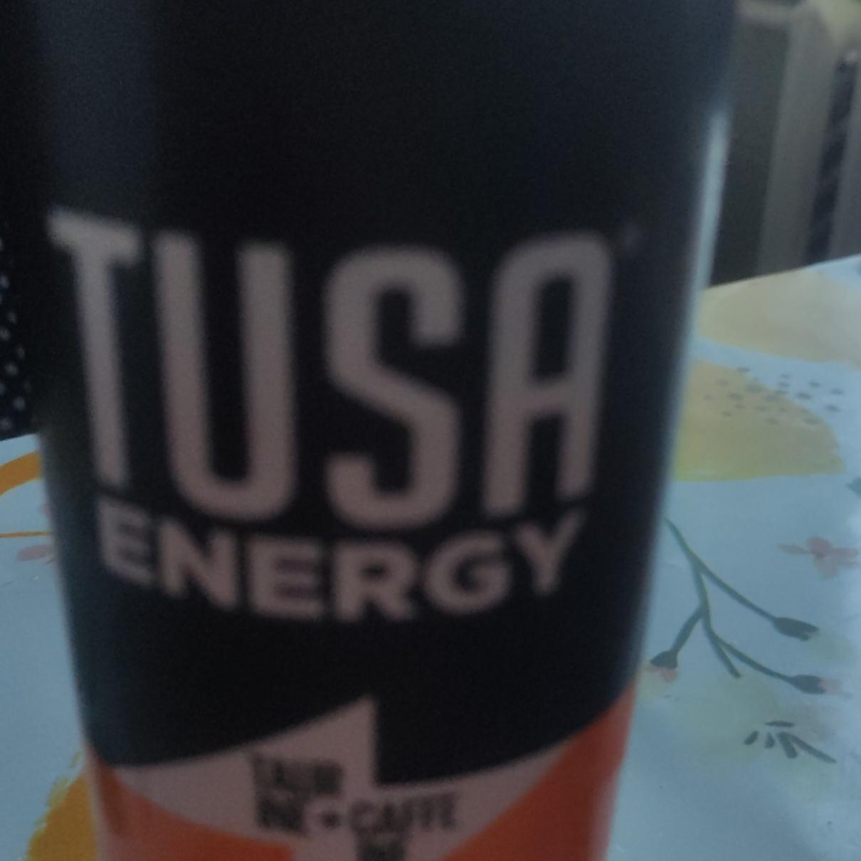 Фото - Энергетический напиток orange Tusa