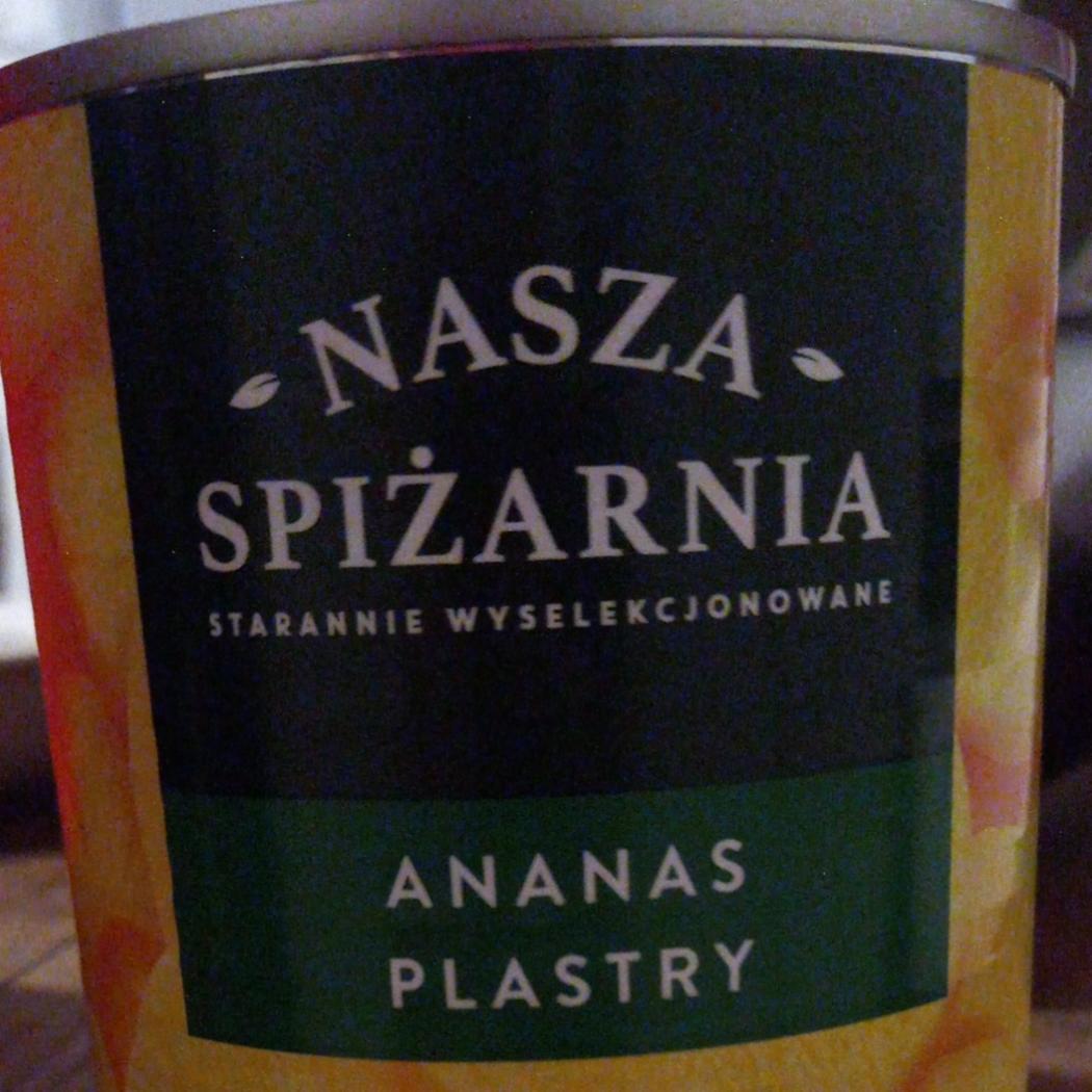 Фото - ананас консервированный в сиропе Nasza Spiżarnia