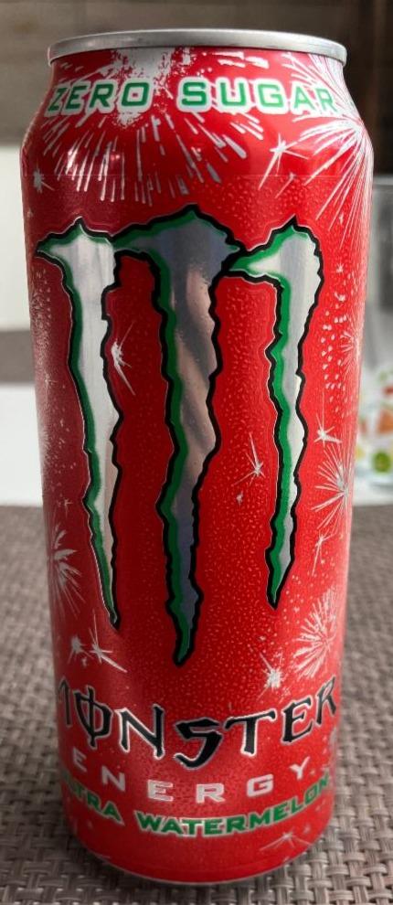 Фото - Напиток энергетический со вкусом арбуза без сахара Ultra Watermelon Monster Energy