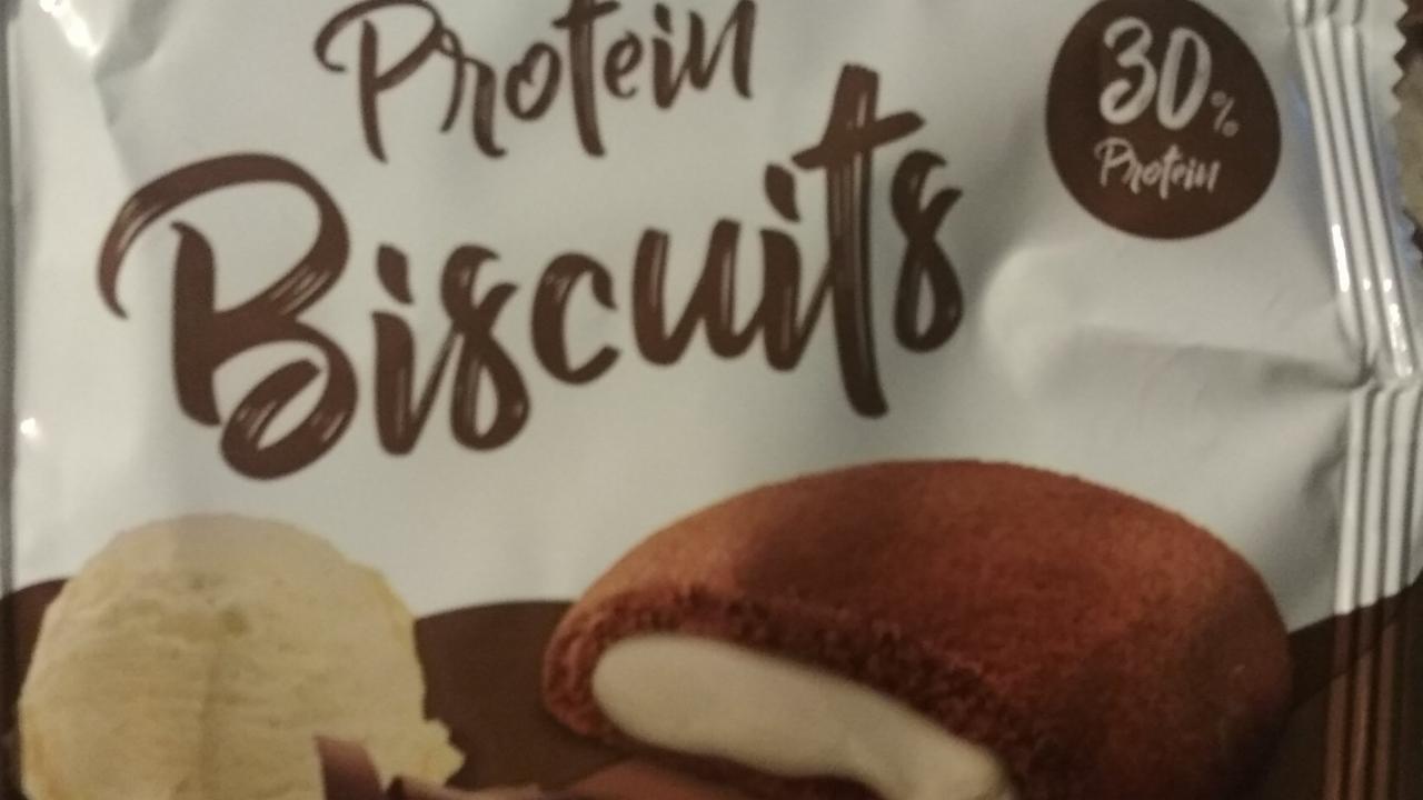 Фото - Protein biscuits шоколадный с белковой кремовой начинкой 